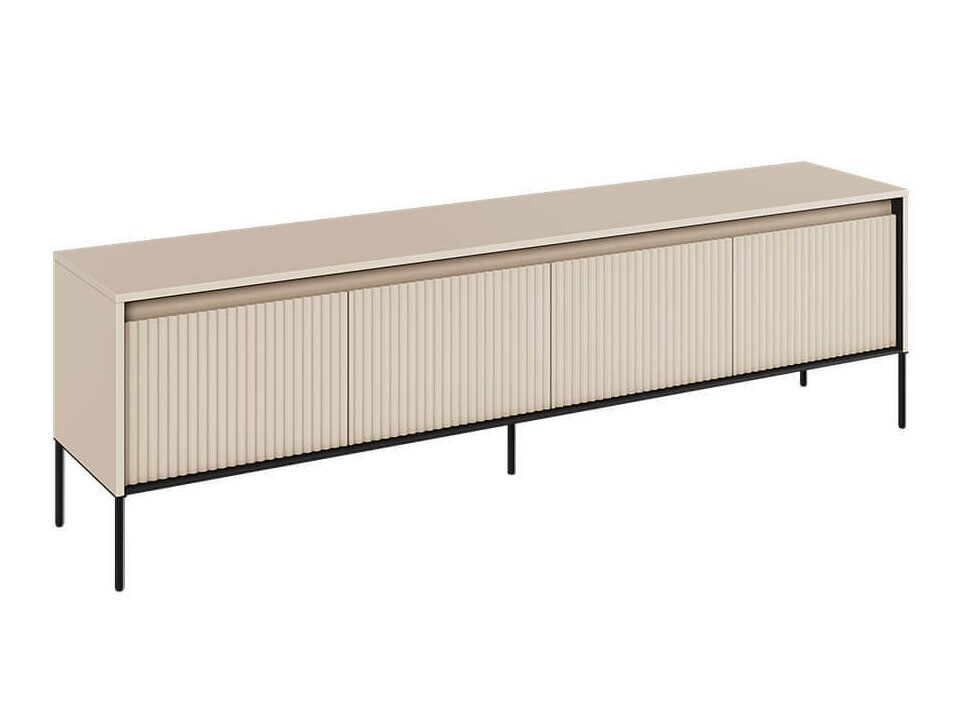 TV stand Fernolu 105 (Beige + Black)
