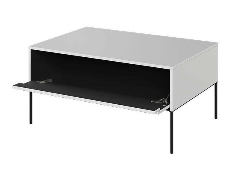 Coffee table Fernolu 110 (White + Black)