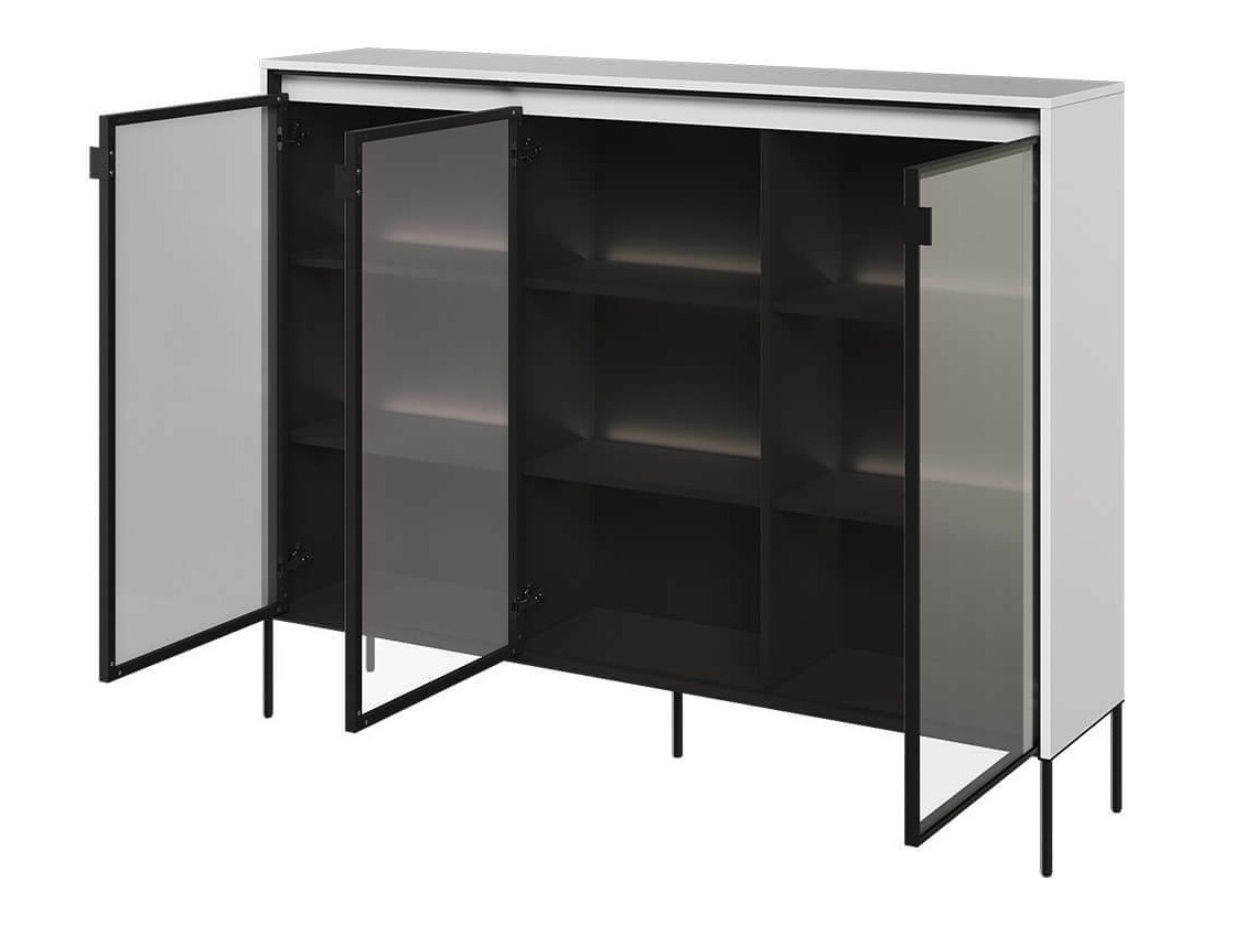 Sideboard Fernolu 108 (White + Black)
