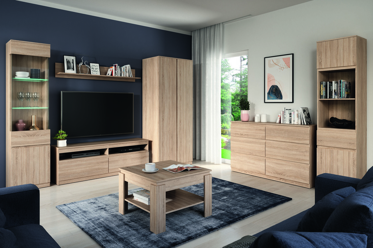 Bookcase Orlando 225 (Sonoma oak)