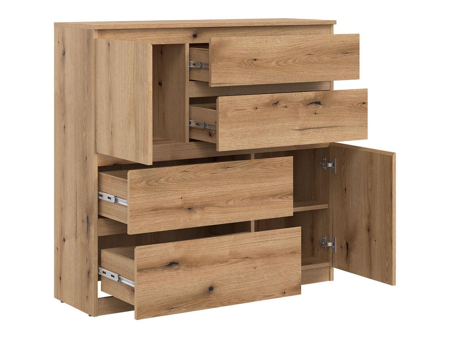 Chest of drawers Catelbi 105 (Oak)
