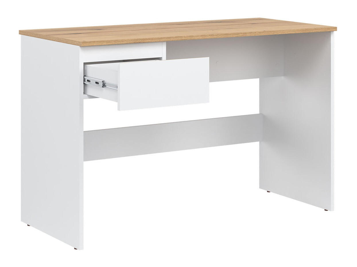 Desk Catelbi 112 (White + Oak)