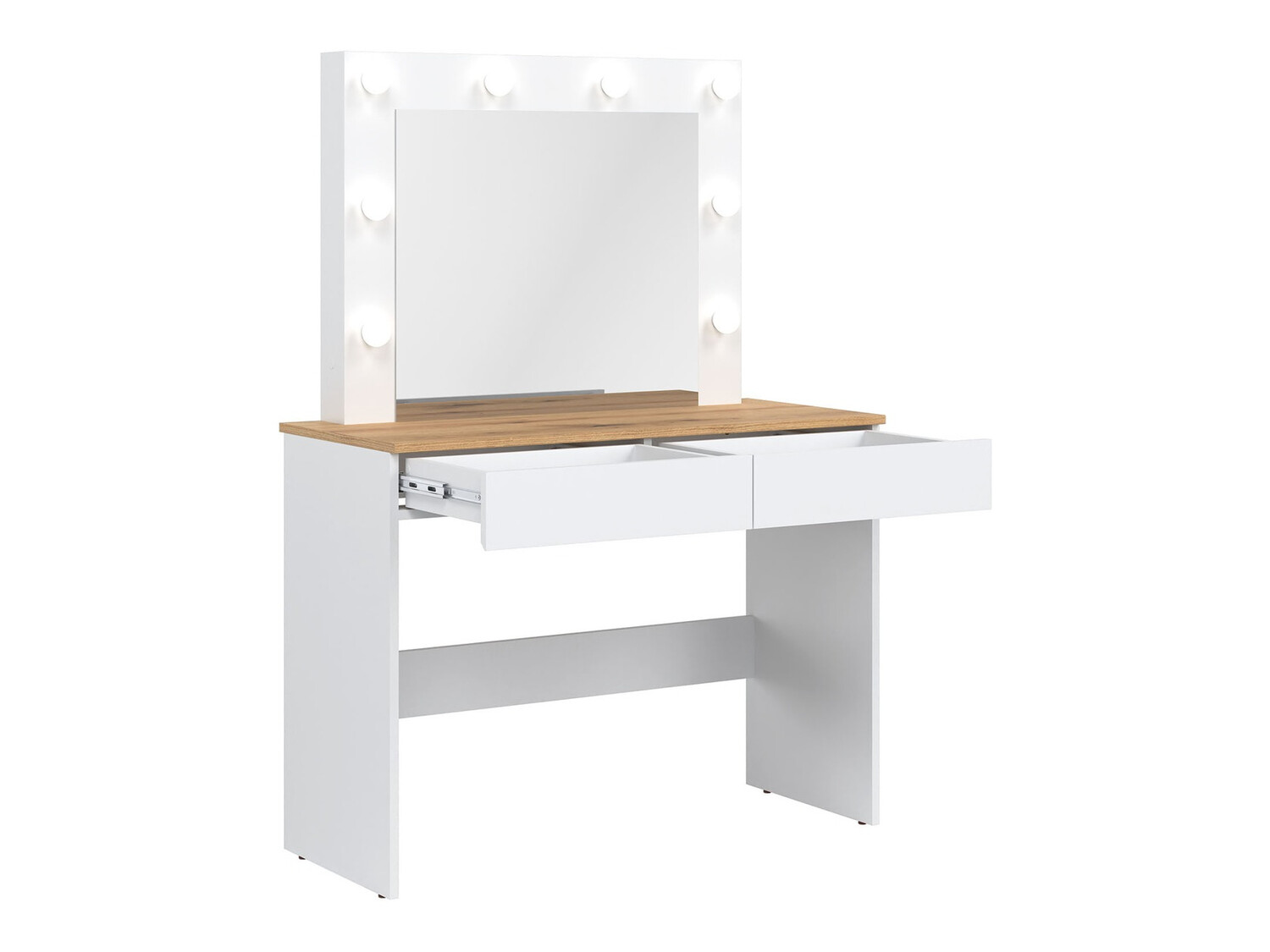 Dressing table Catelbi 113 (White + Oak)