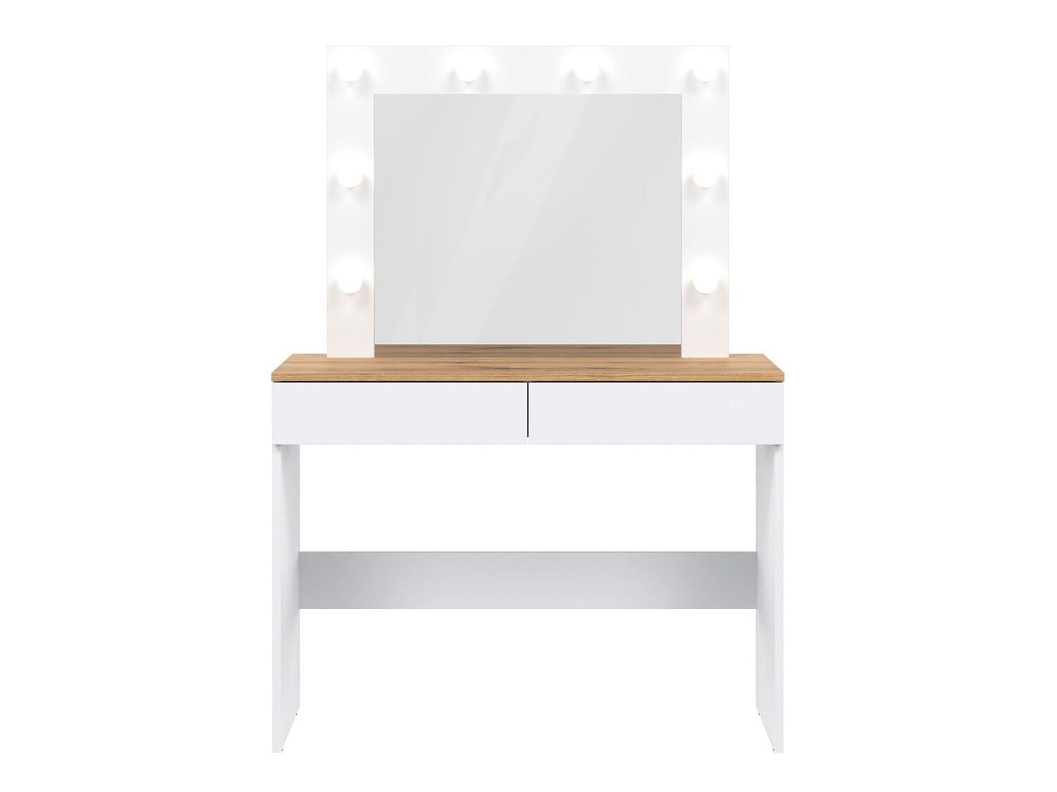 Dressing table Catelbi 113 (White + Oak)