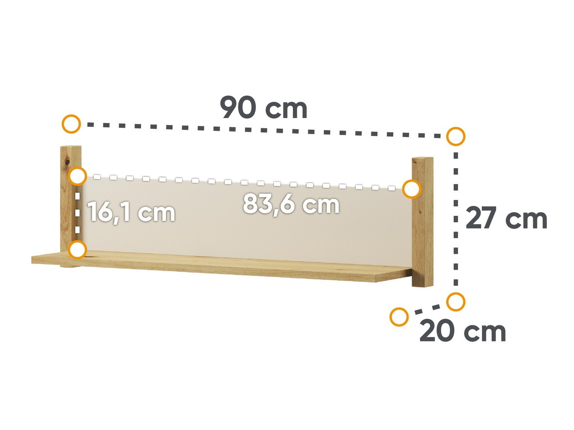 Wall shelf Laralu 104