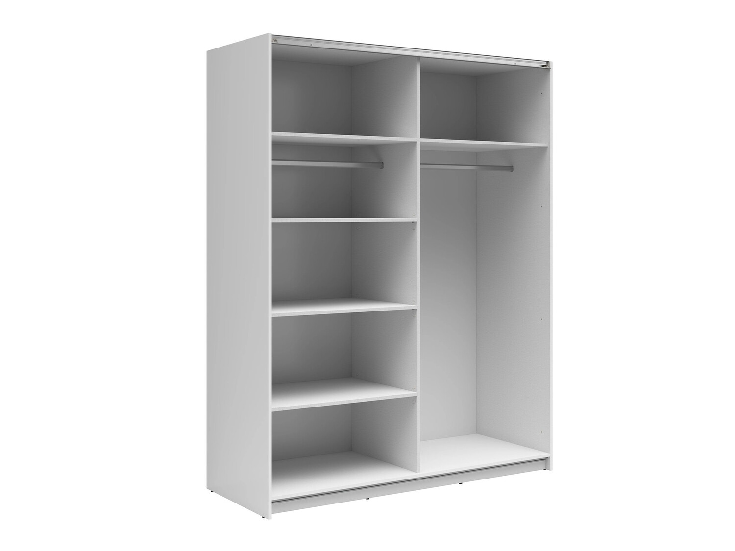 Wardrobe Livevaro 117 (Glossy white + Sonoma oak)