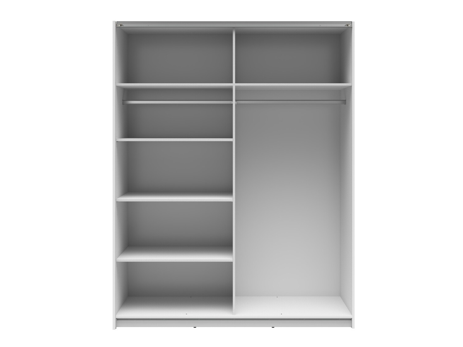 Wardrobe Livevaro 117 (Glossy white + Sonoma oak)