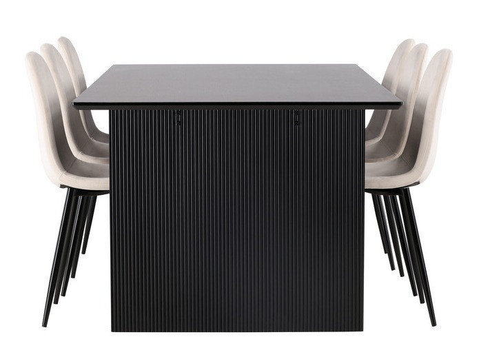 Dining set Dallas 4185 (Beige + Black)
