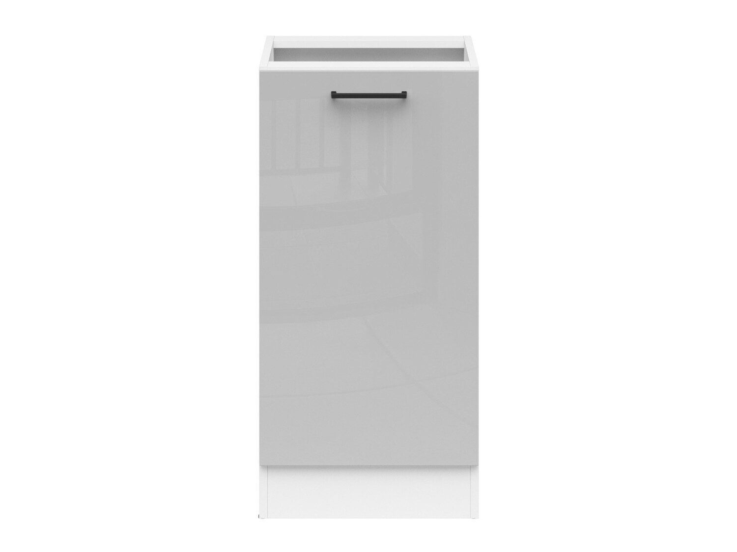 Modular cabinet with doors Line Grey 100