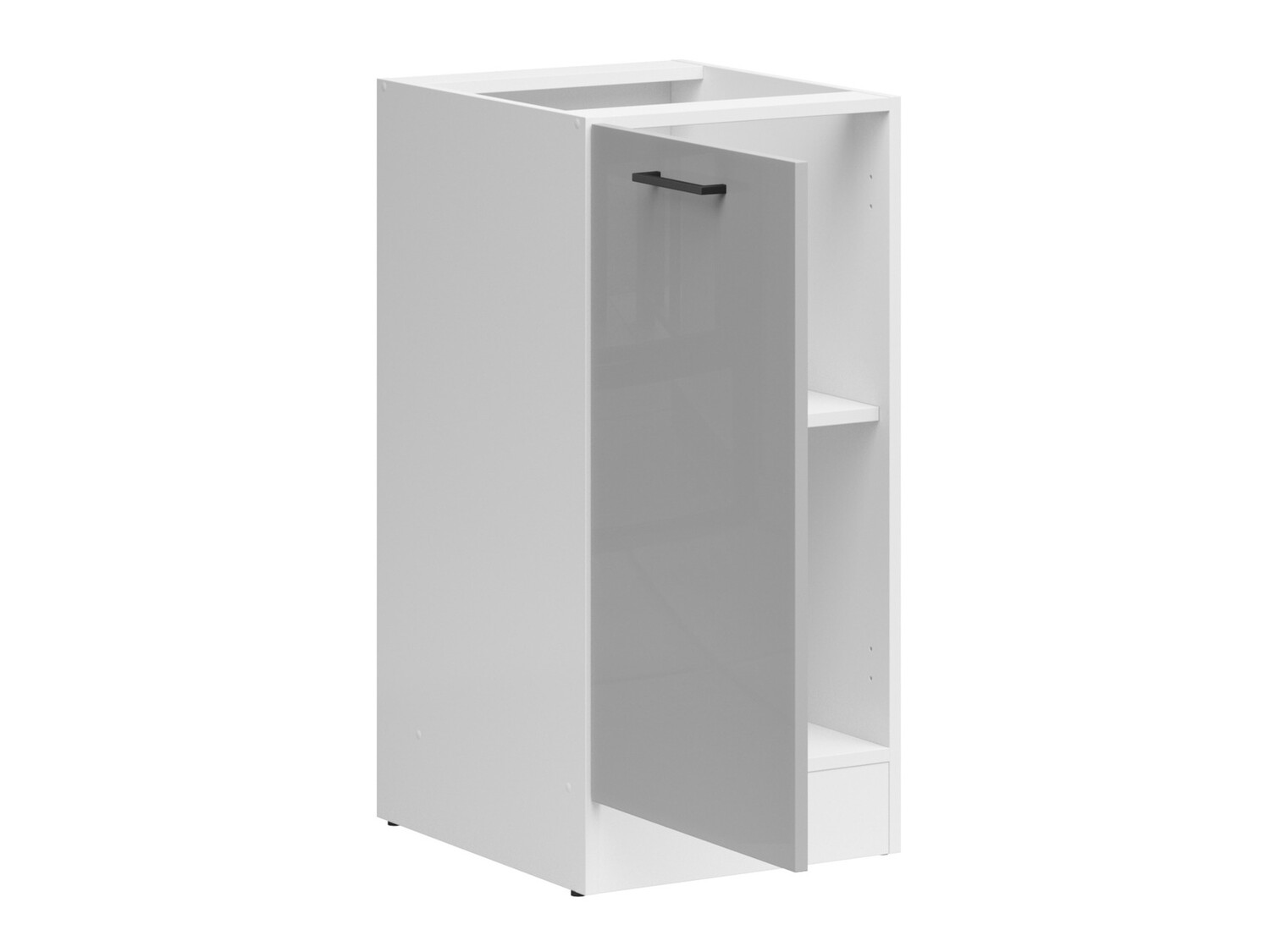 Modular cabinet with doors Line Grey 105