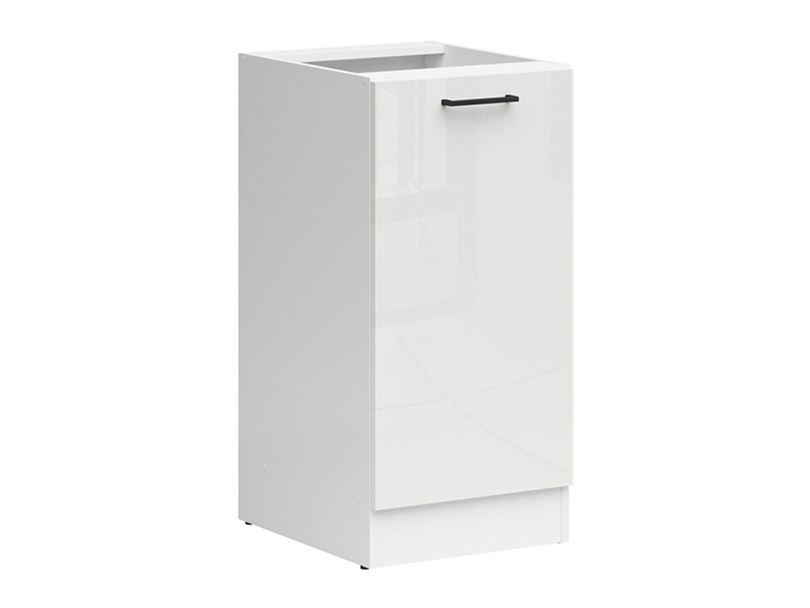 Modular cabinet with doors Line White 100