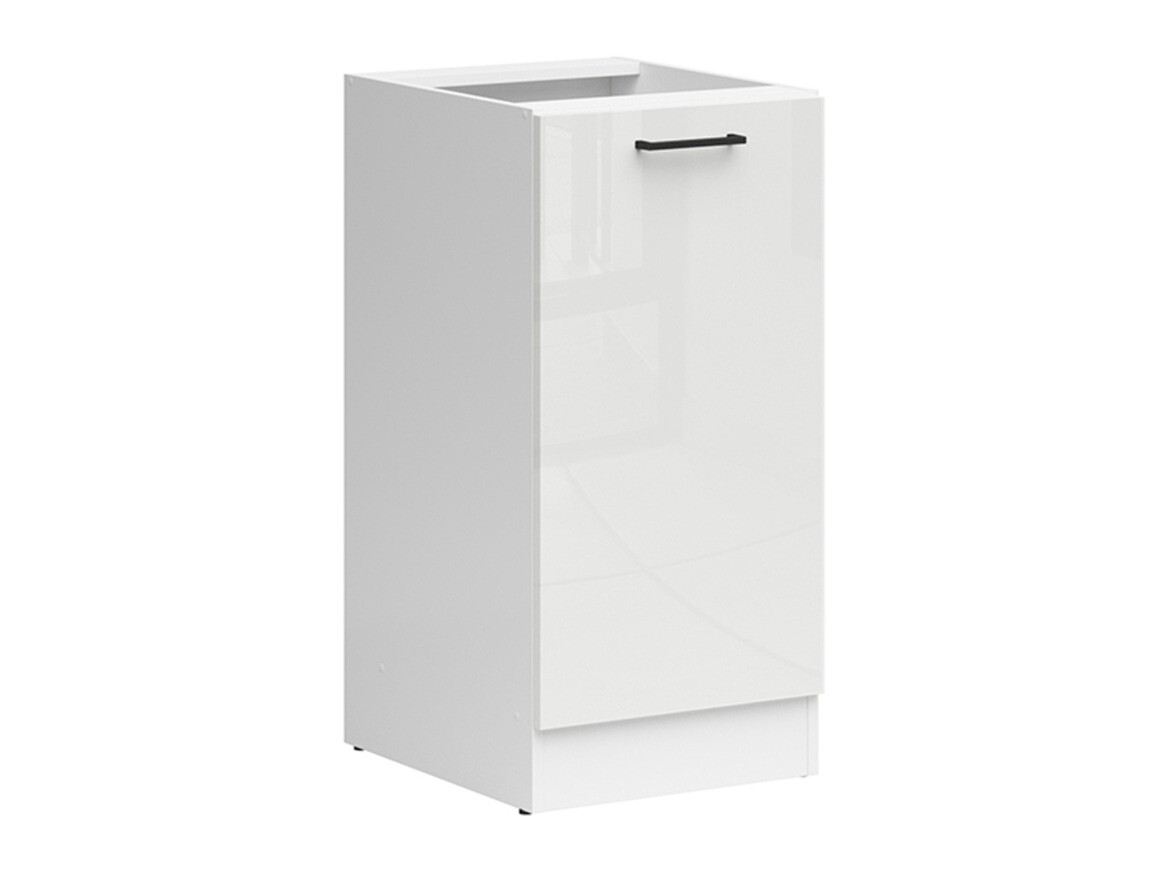 Modular cabinet with doors Line White 105