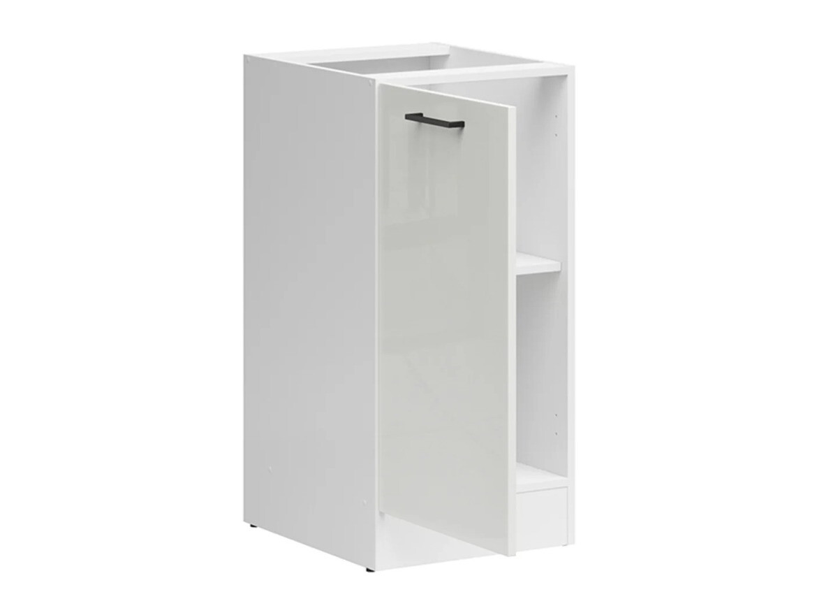 Modular cabinet with doors Line White 105