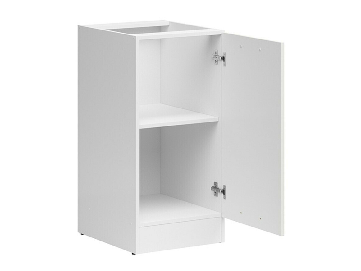 Modular cabinet with doors Line White 105