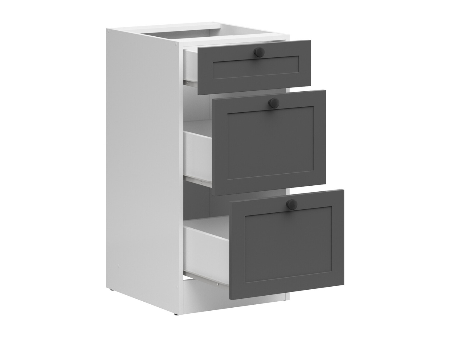 Modular cabinet with drawers Classic Grey 102