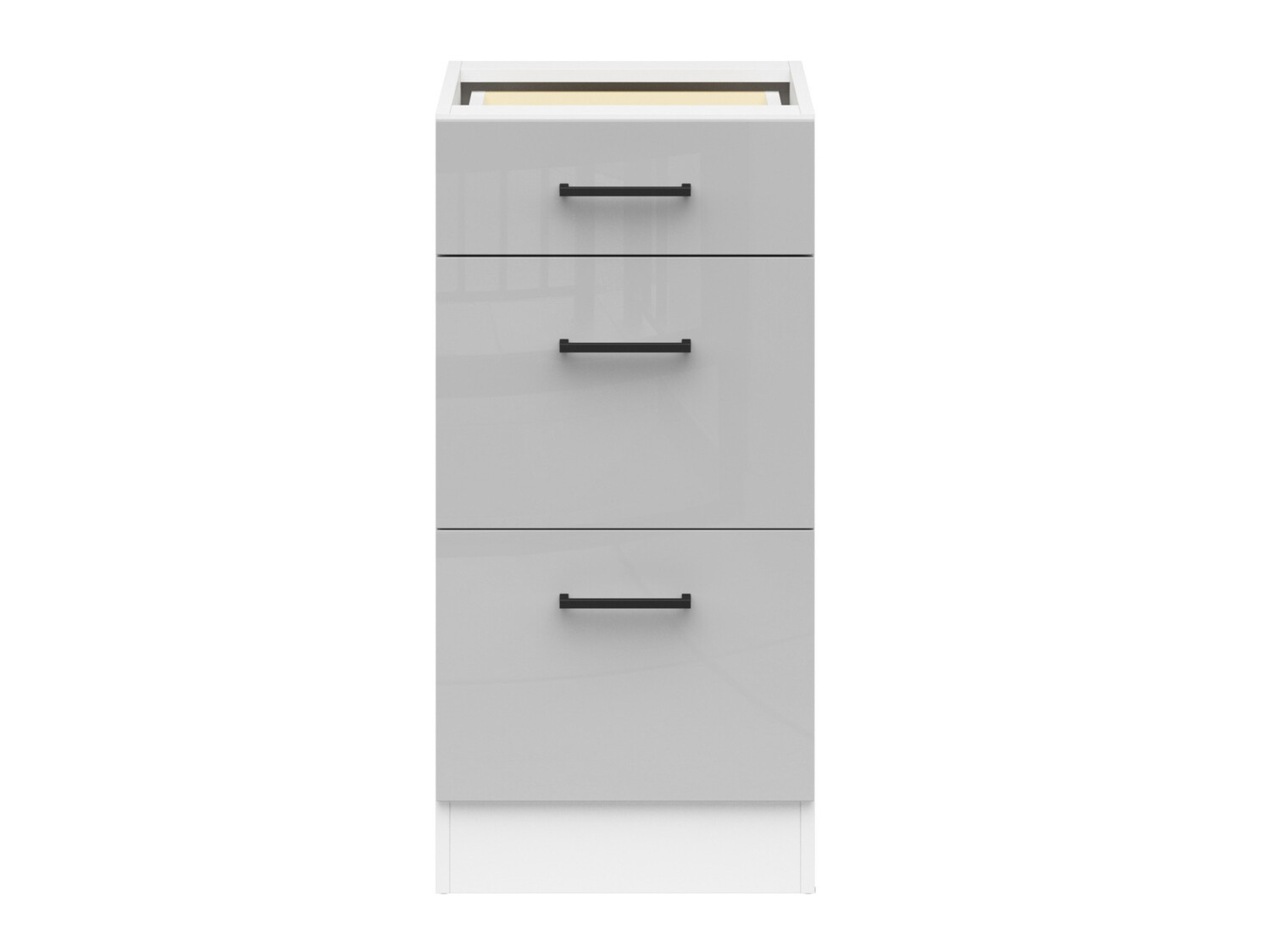 Modular cabinet with drawers Line Grey 102