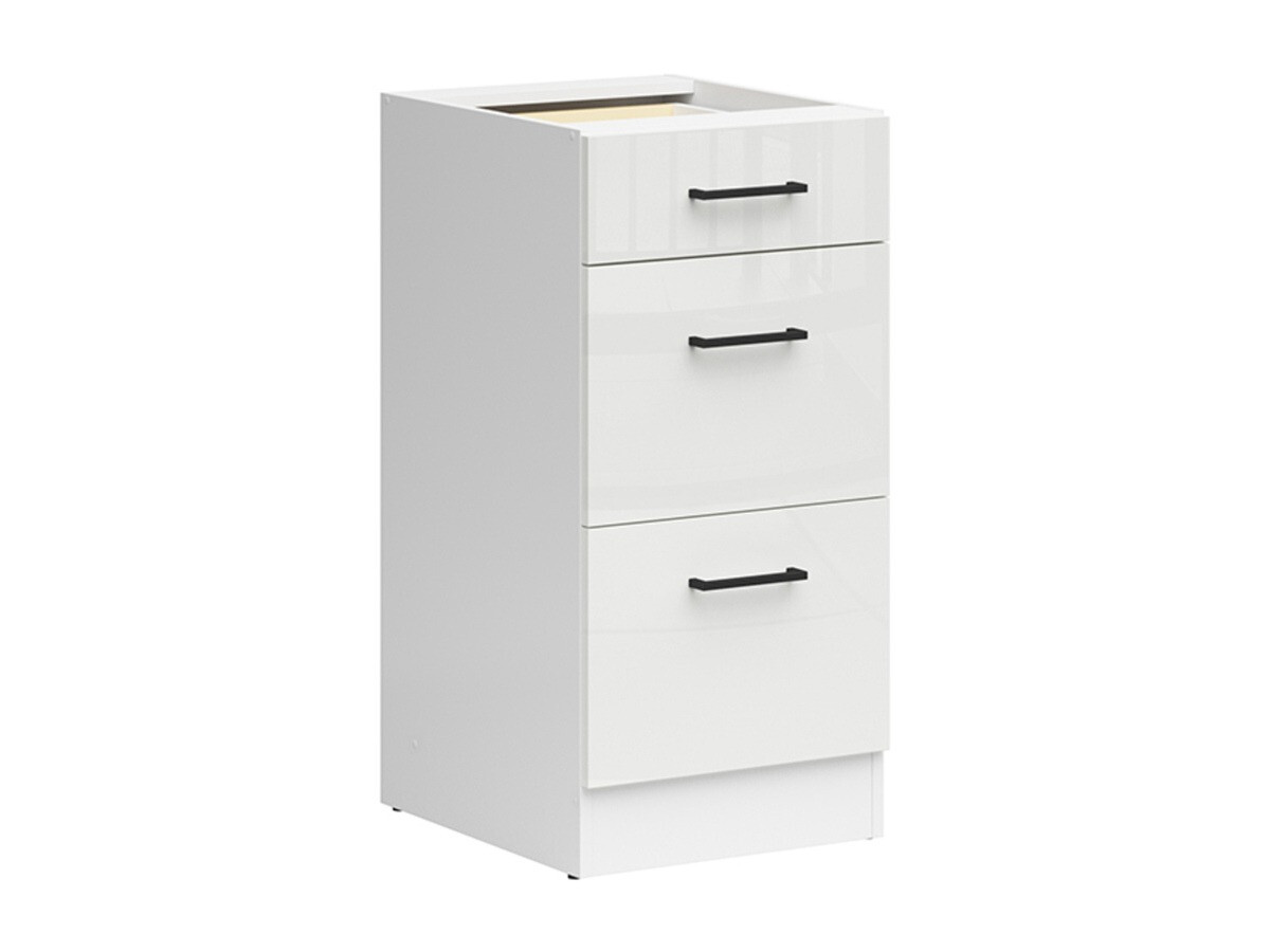 Modular cabinet with drawers Line White 102