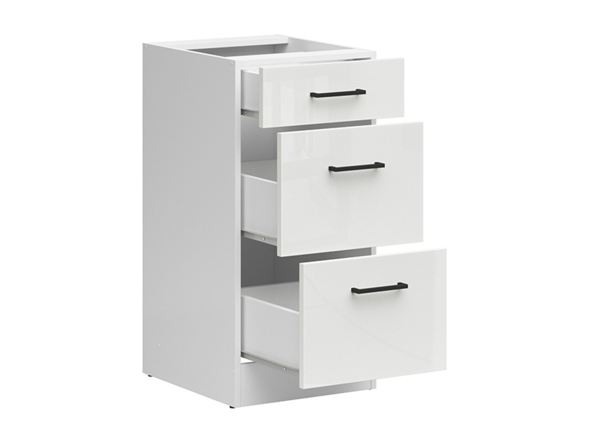 Modular cabinet with drawers Line White 102