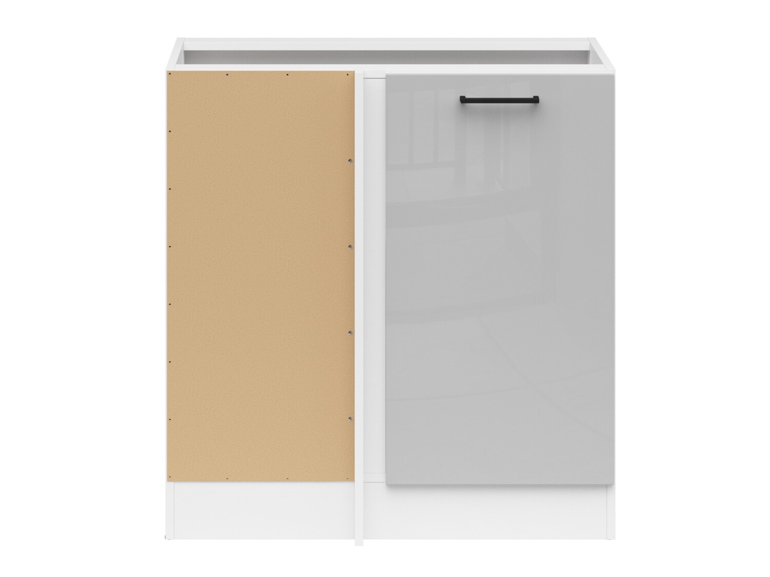 Modular corner cabinet Line Grey 101