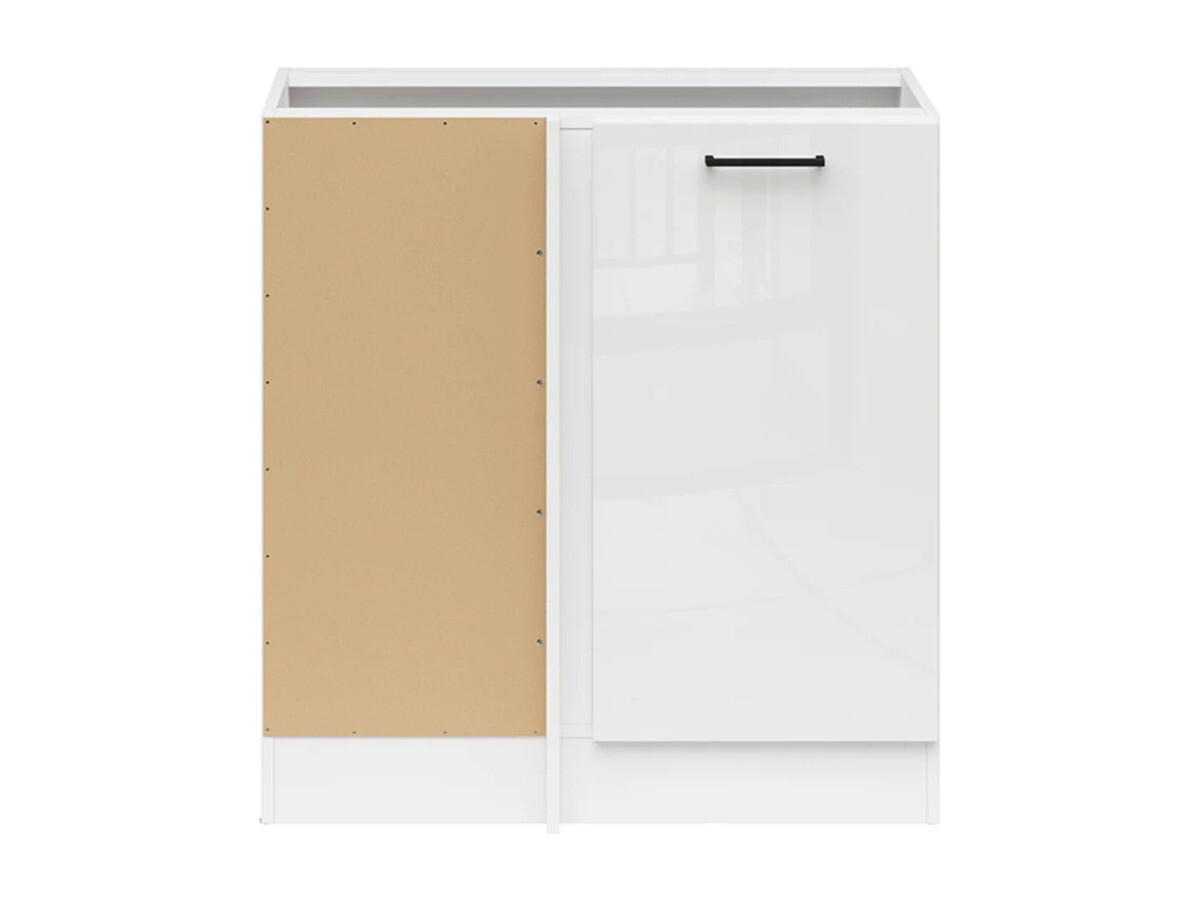 Modular corner cabinet Line White 101