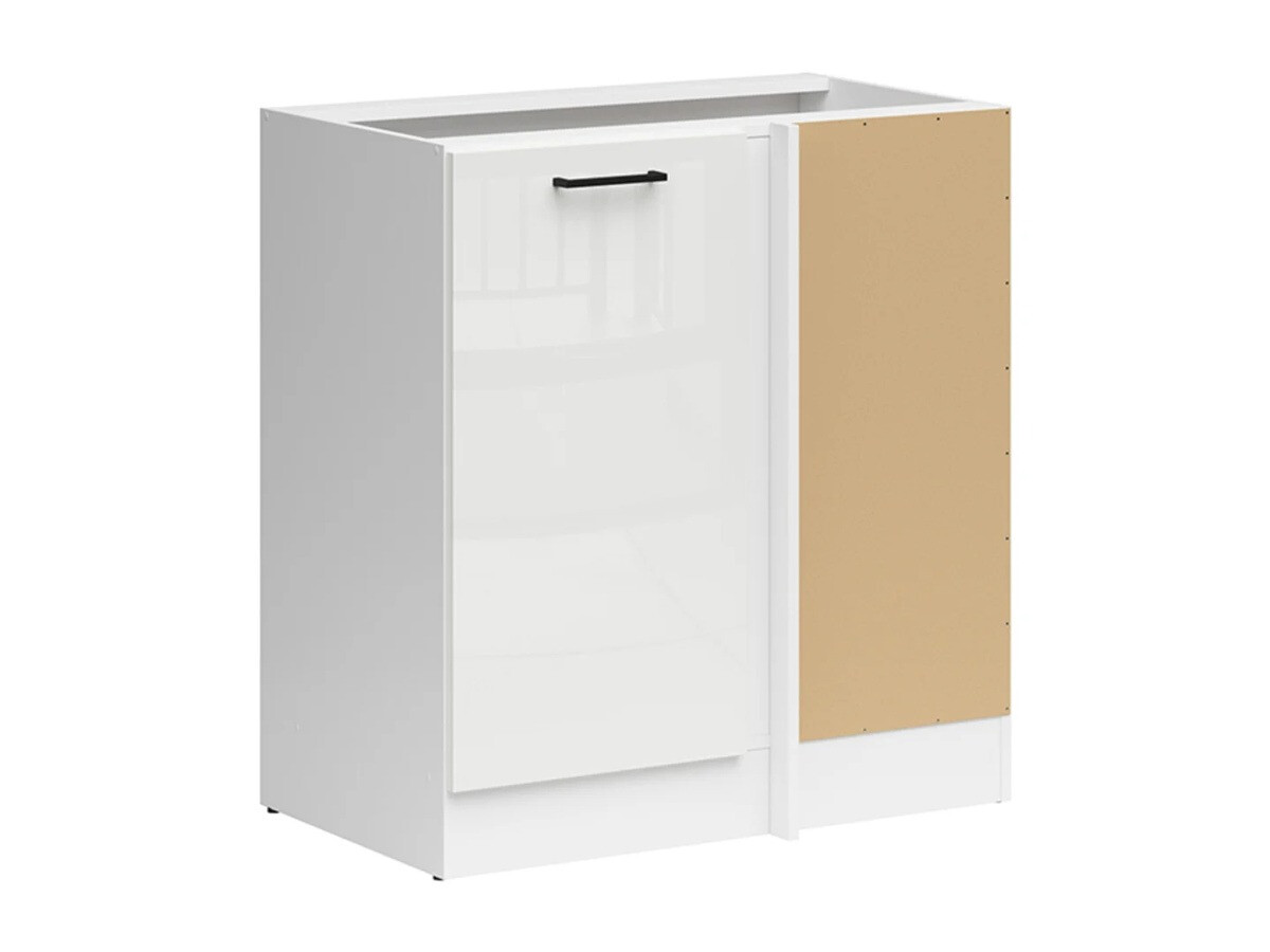 Modular corner cabinet Line White 101