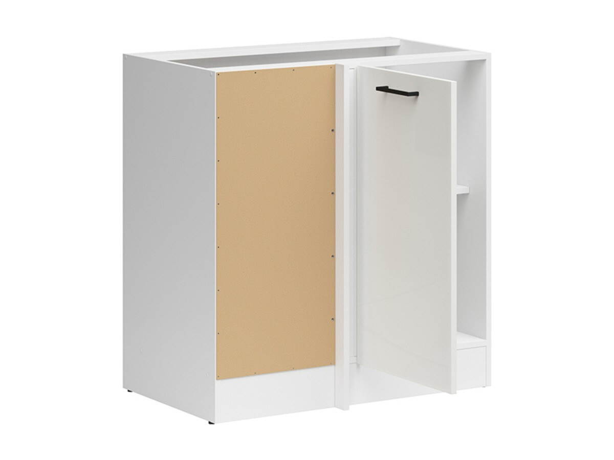 Modular corner cabinet Line White 101