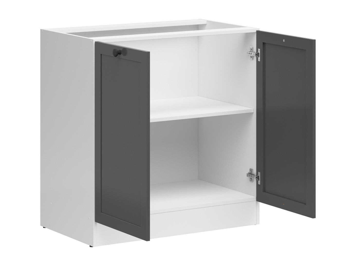 Modular cabinet with doors Classic Grey 108