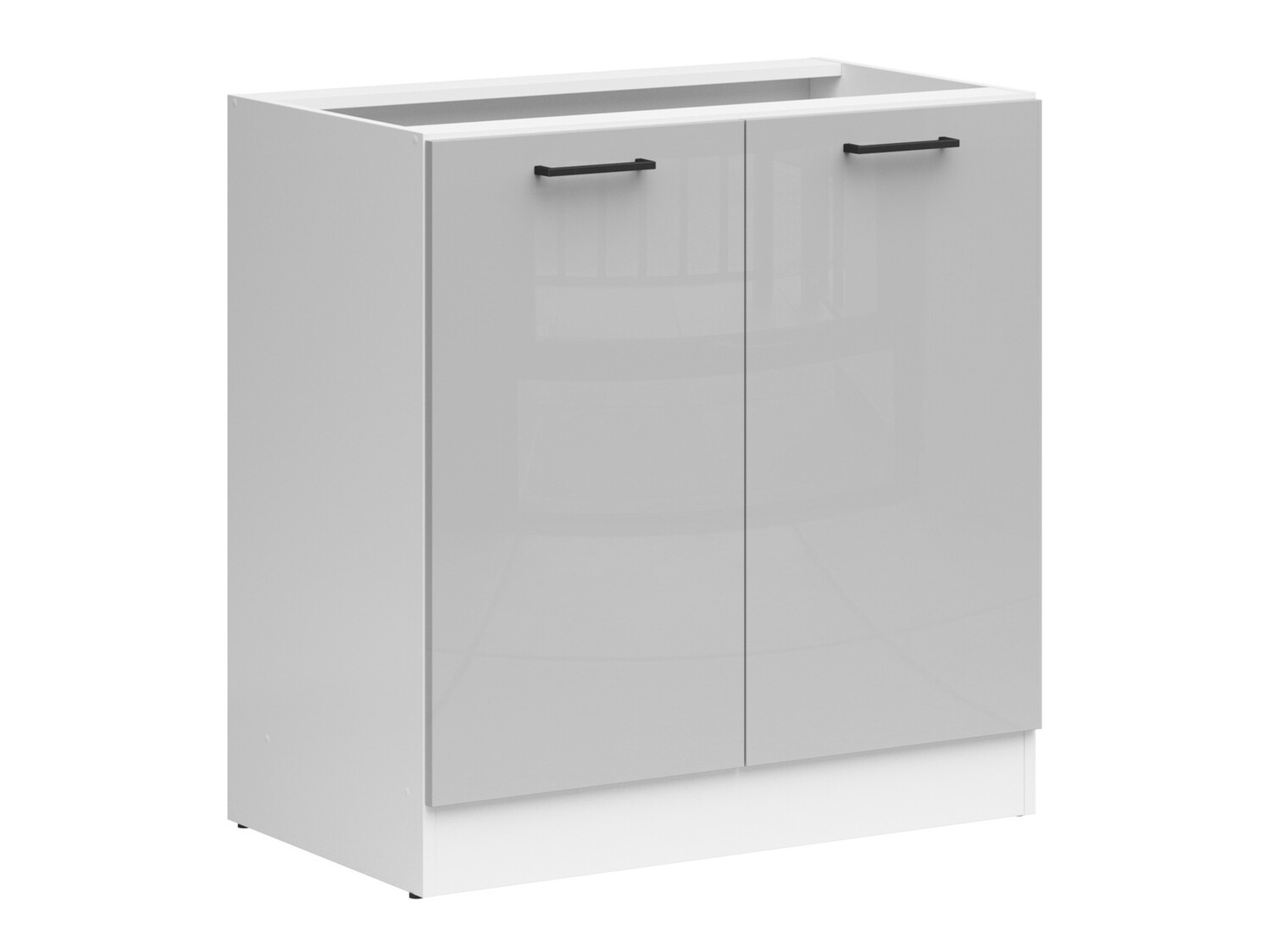 Modular cabinet with doors Line Grey 108