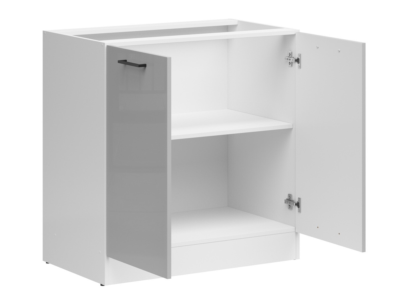 Modular cabinet with doors Line Grey 108