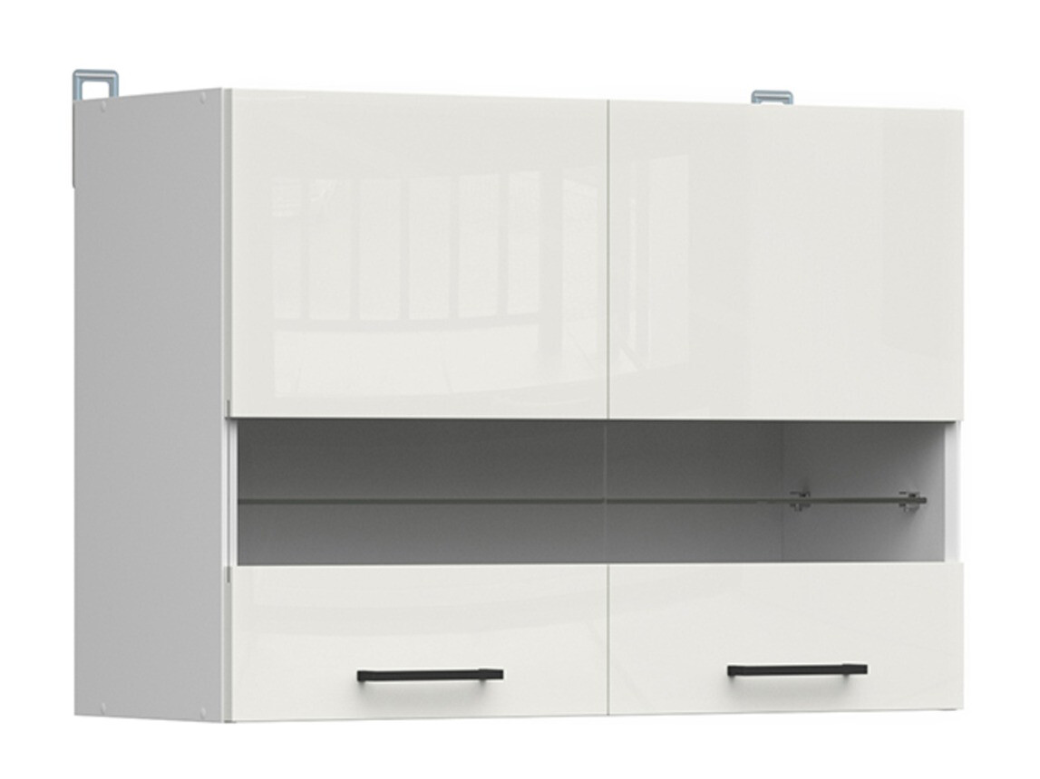 Modular wall cabinet Line White 107