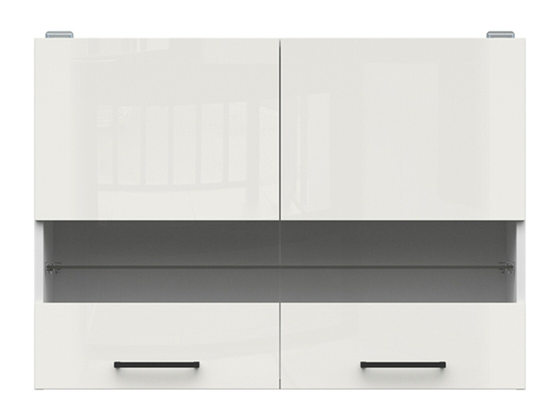 Modular wall cabinet Line White 107