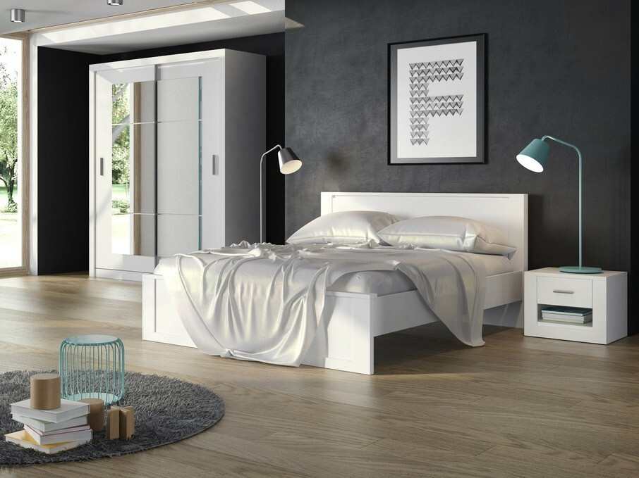 Bedside table Cirdelu 107 (White)