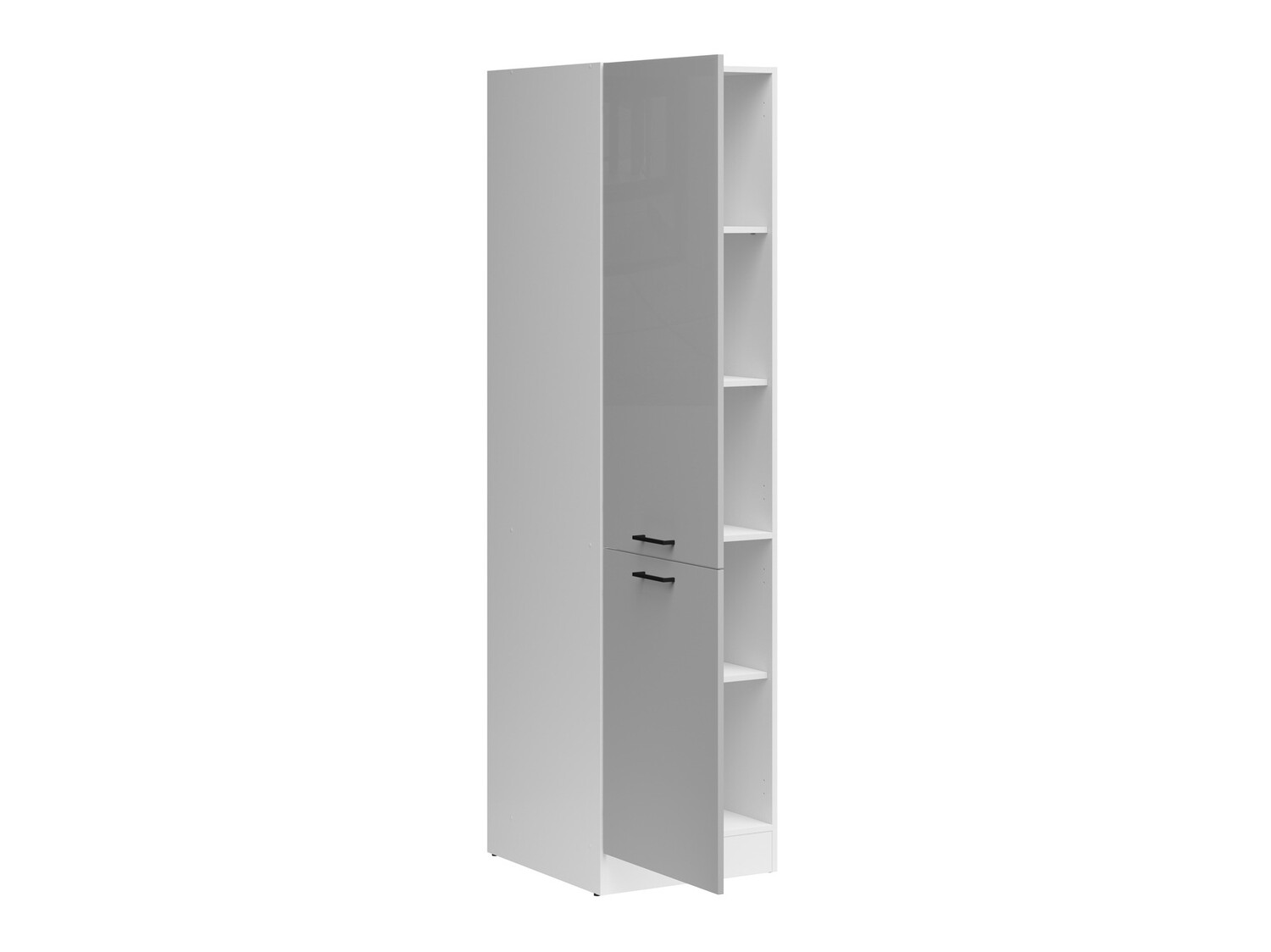 Modular cabinet with doors Line Grey 116