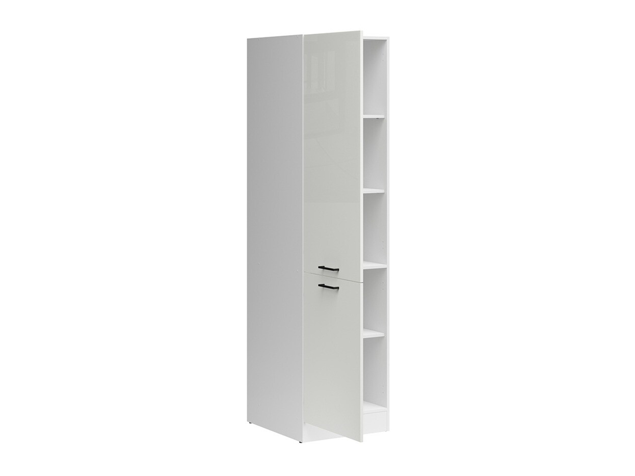 Modular cabinet with doors Line White 115