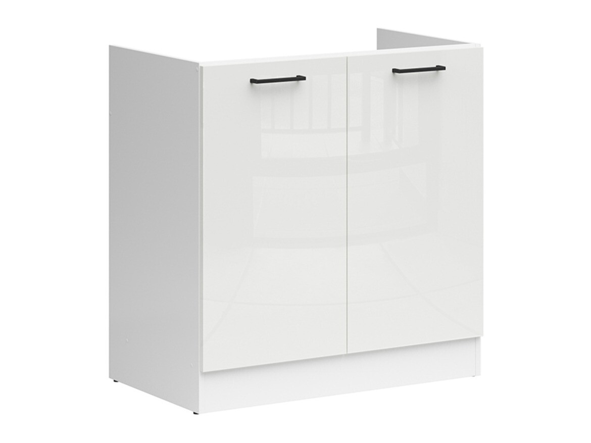 Modular sink cabinet with doors Line White 114