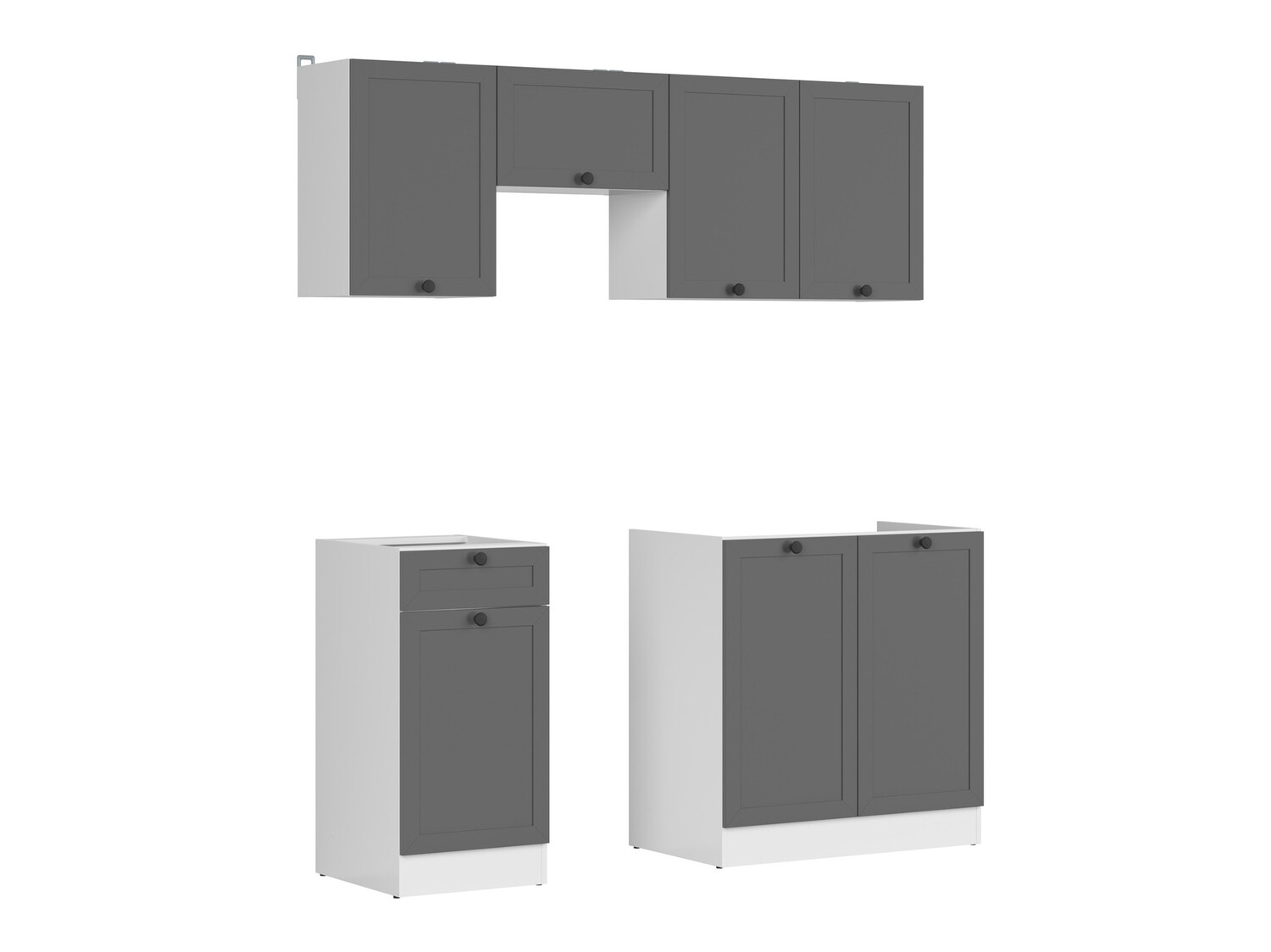 Modular kitchen set Classic Grey 117