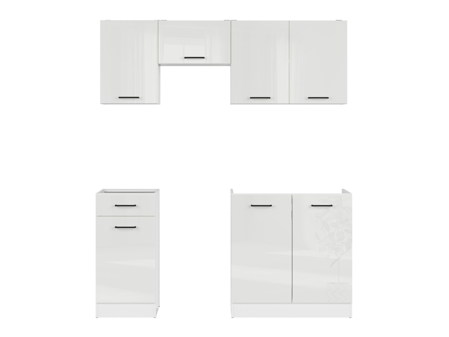 Modular kitchen set Line White 116