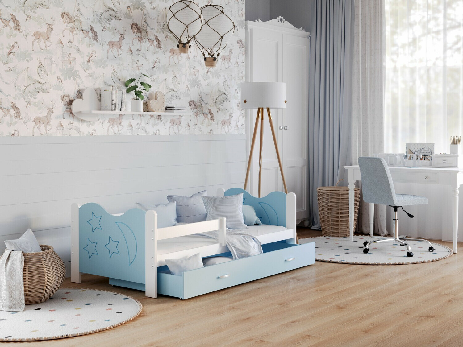 Bed Aurora 124 (White)