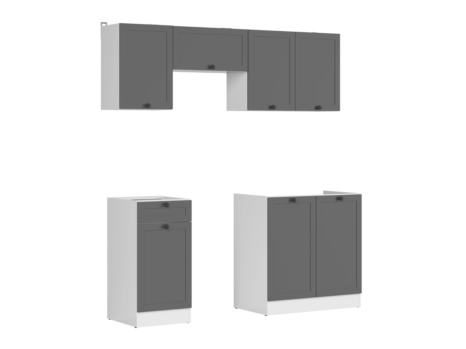 Modular kitchen set Classic Grey 118