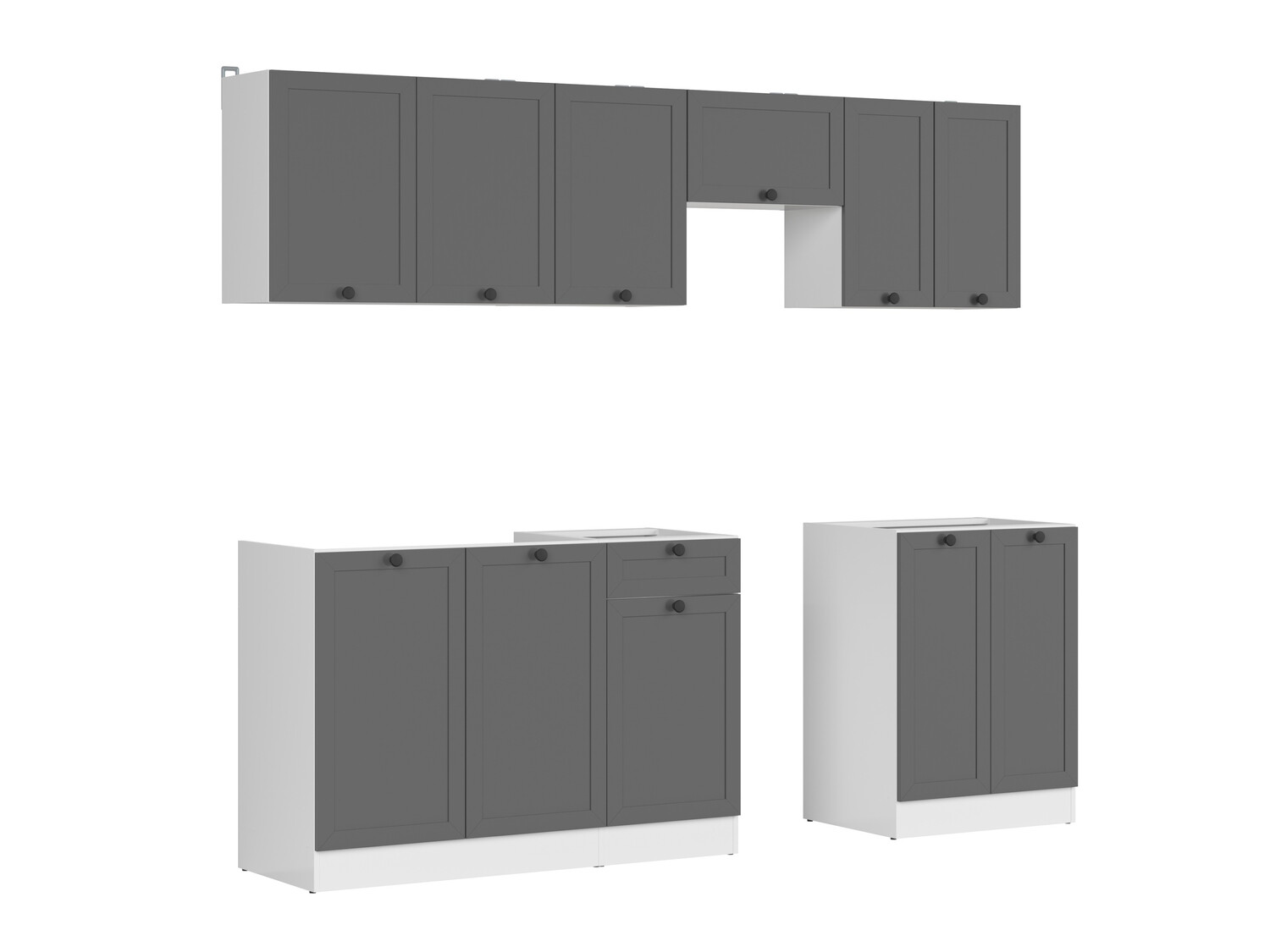Modular kitchen set Classic Grey 119