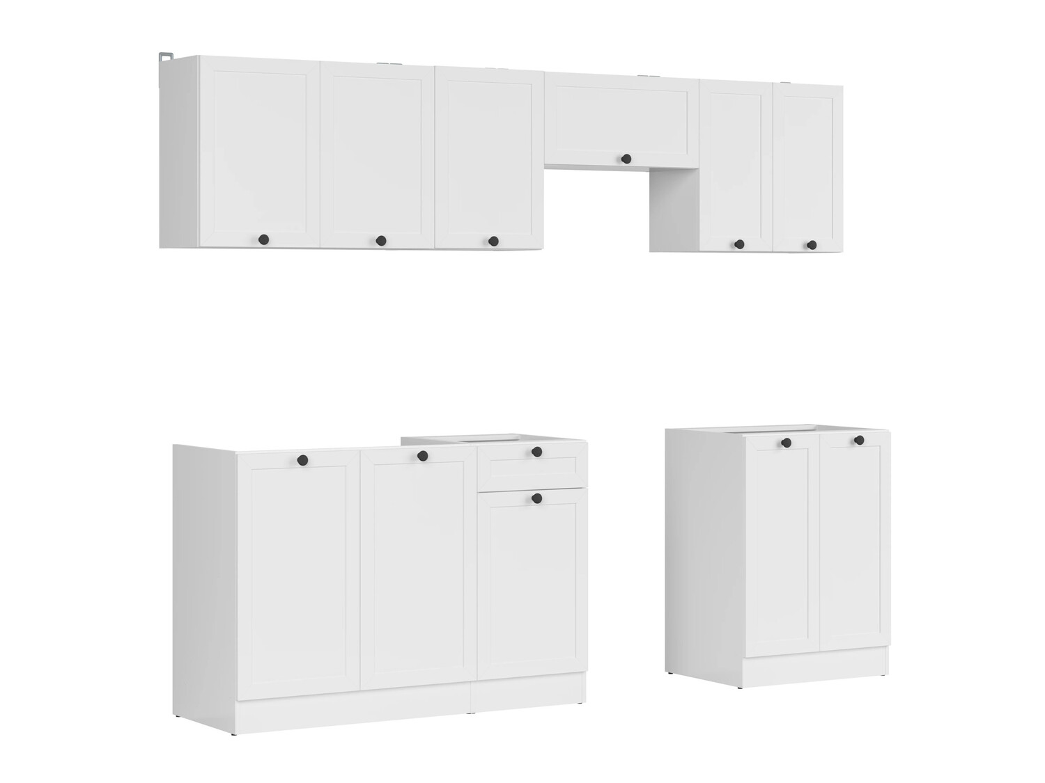 Modular kitchen set Classic White 119
