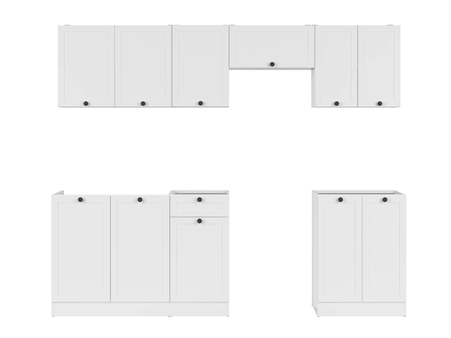 Modular kitchen set Classic White 119