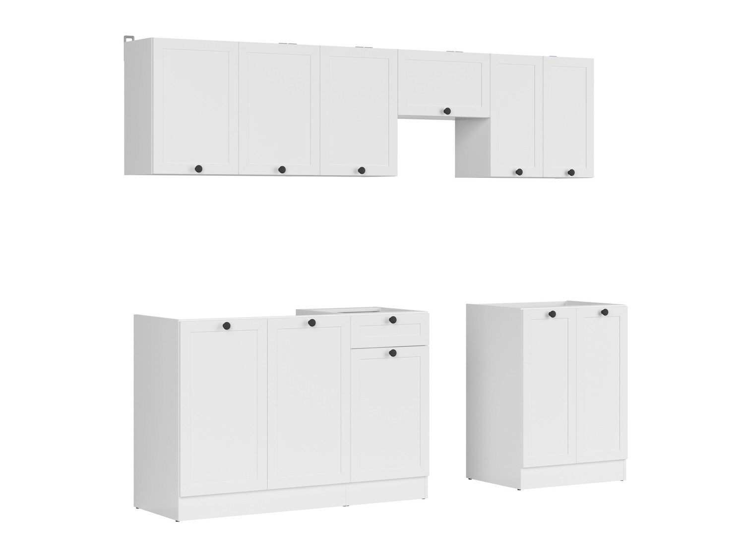 Modular kitchen set Classic White 120