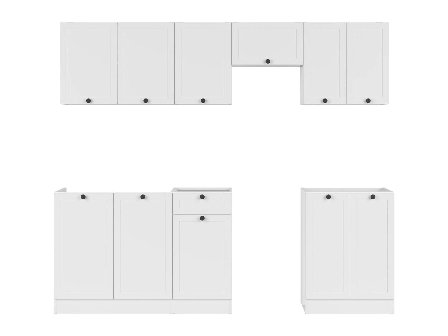 Modular kitchen set Classic White 120