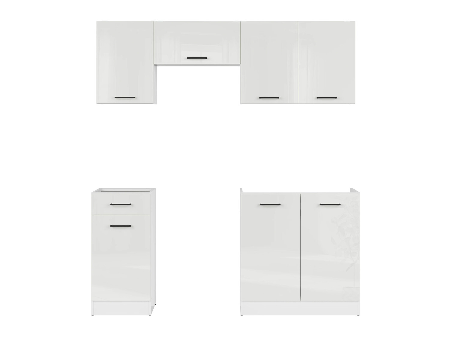 Modular kitchen set Line White 117