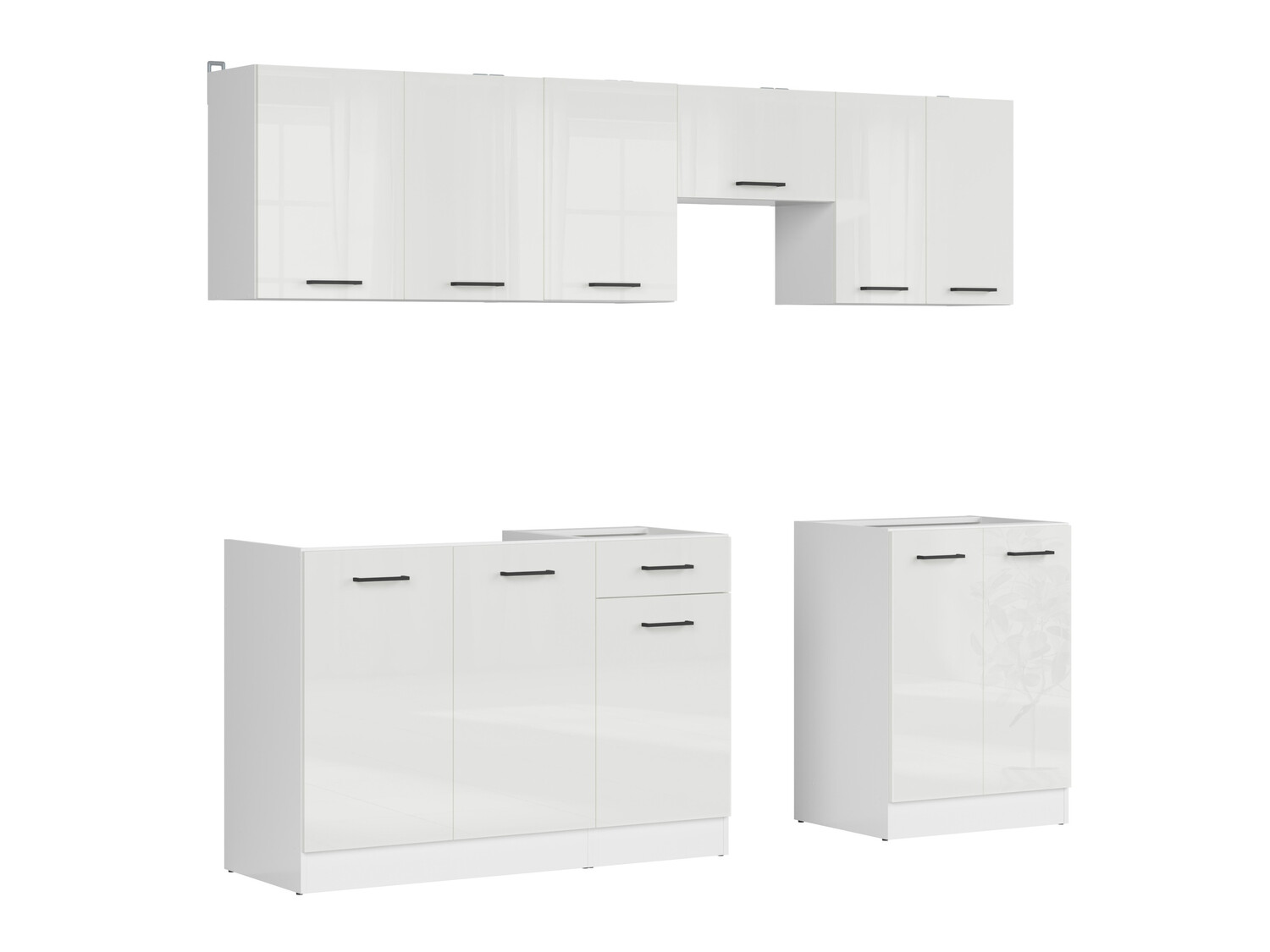 Modular kitchen set Line White 118