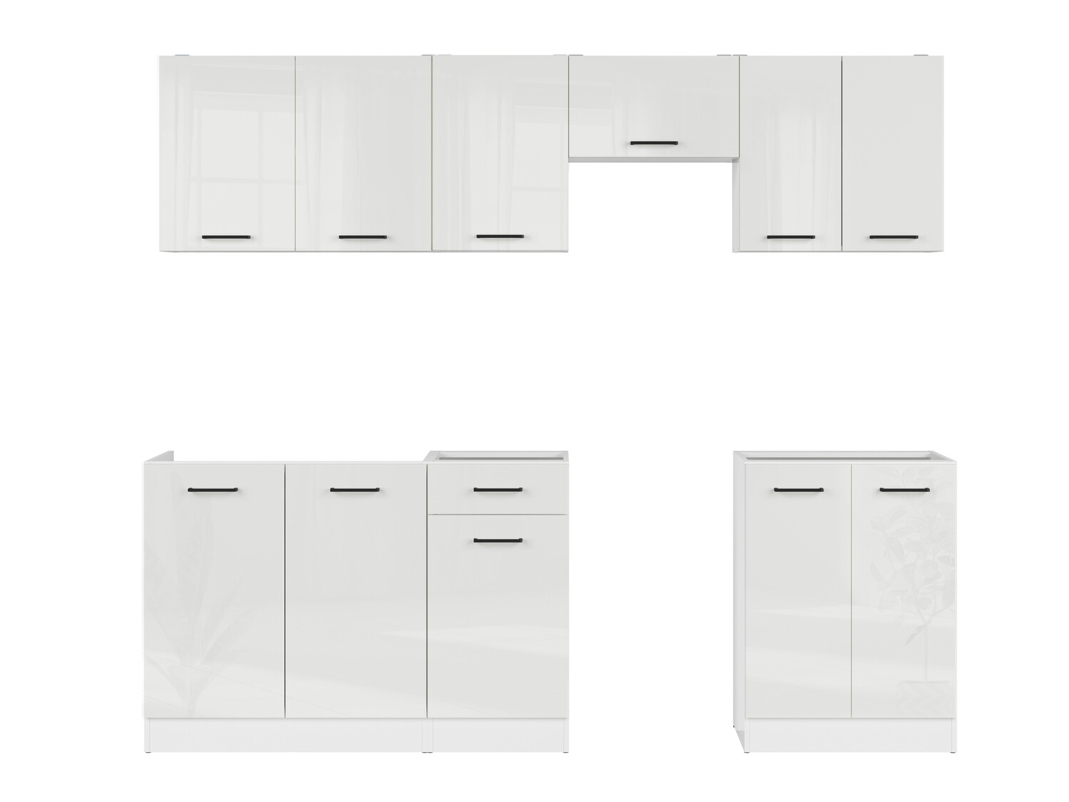 Modular kitchen set Line White 118