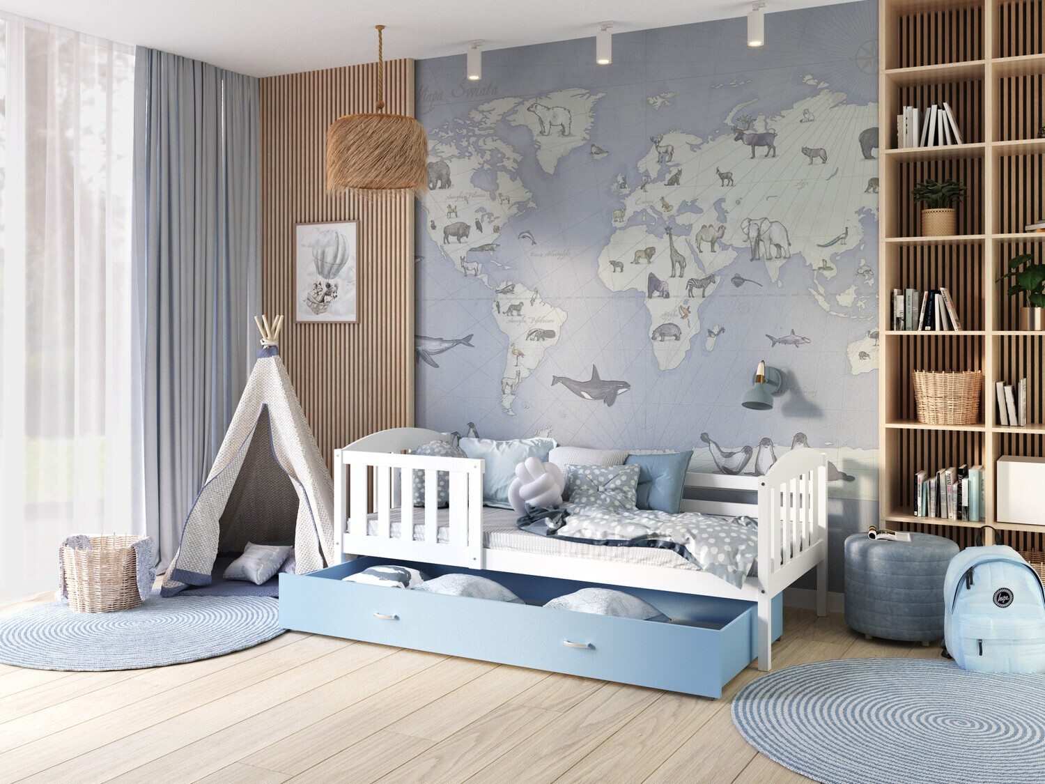 Bed Aurora 126 (White)