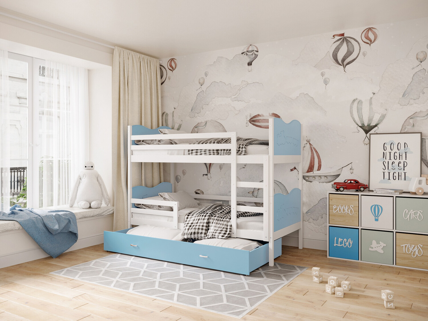 Bunk bed Aurora 112 (Blue)