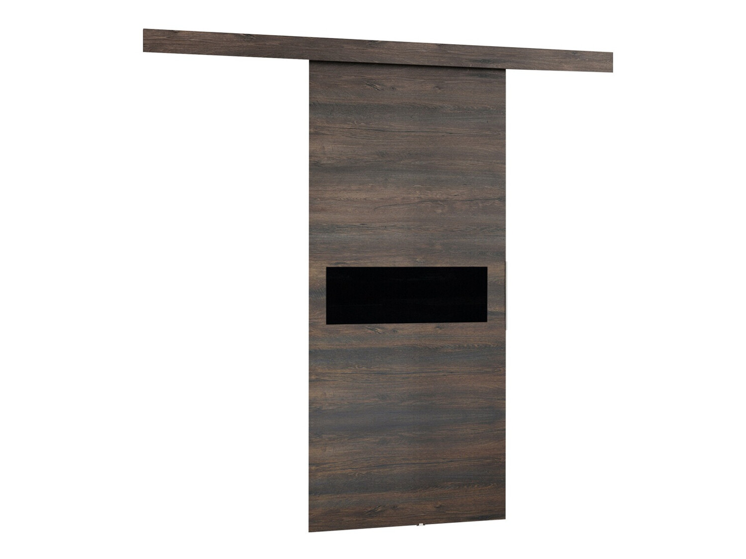 Sliding door Dover 127 (Dark ash + Black)